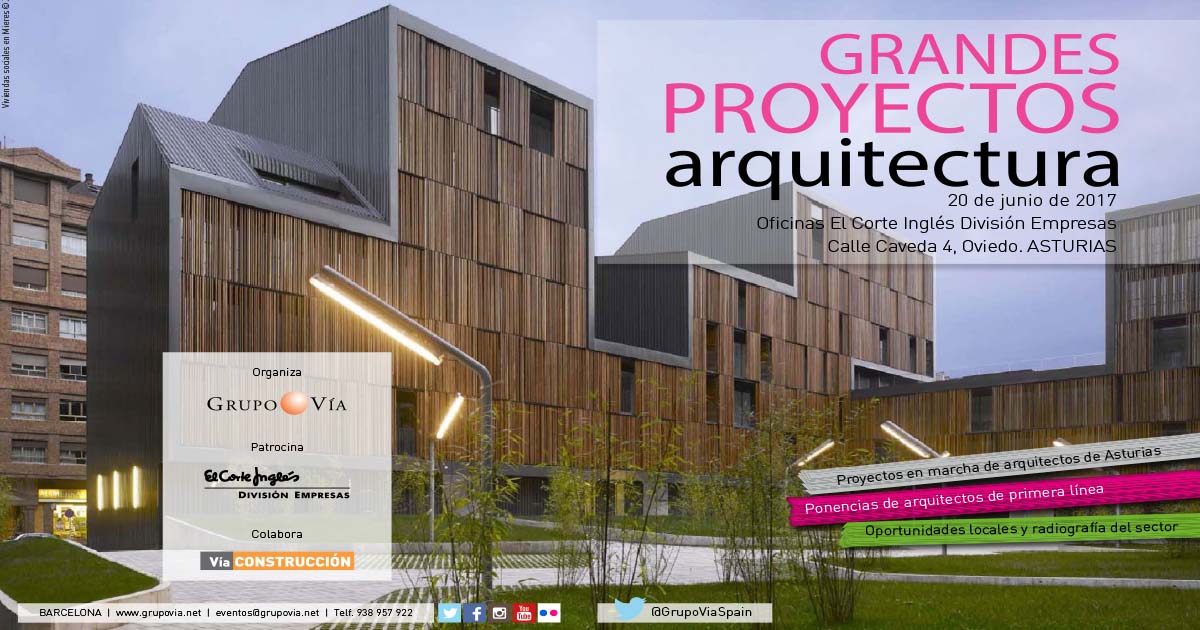 Inspyra participa en las jornadas «Grandes Proyectos de Arquitectura en Asturias»